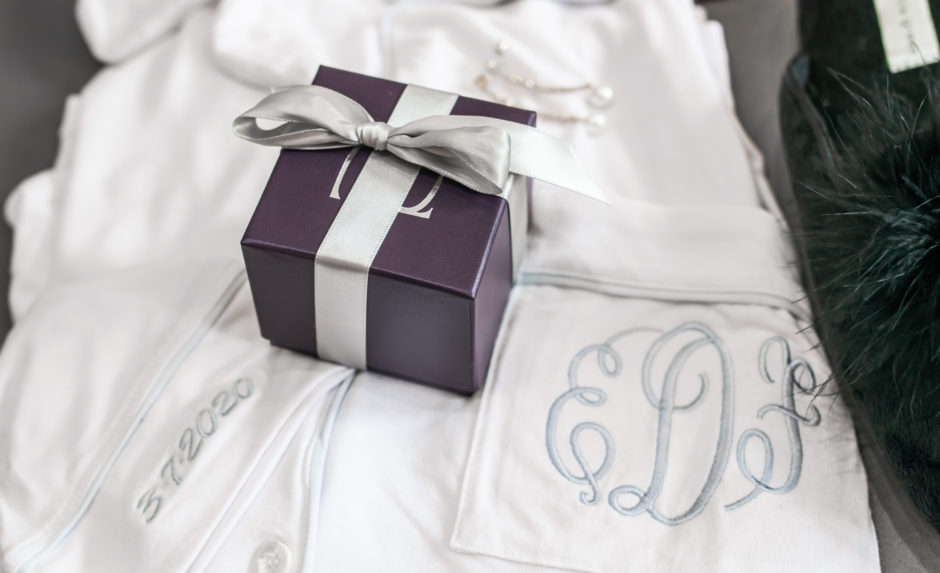 Monogram Wedding Pajamas