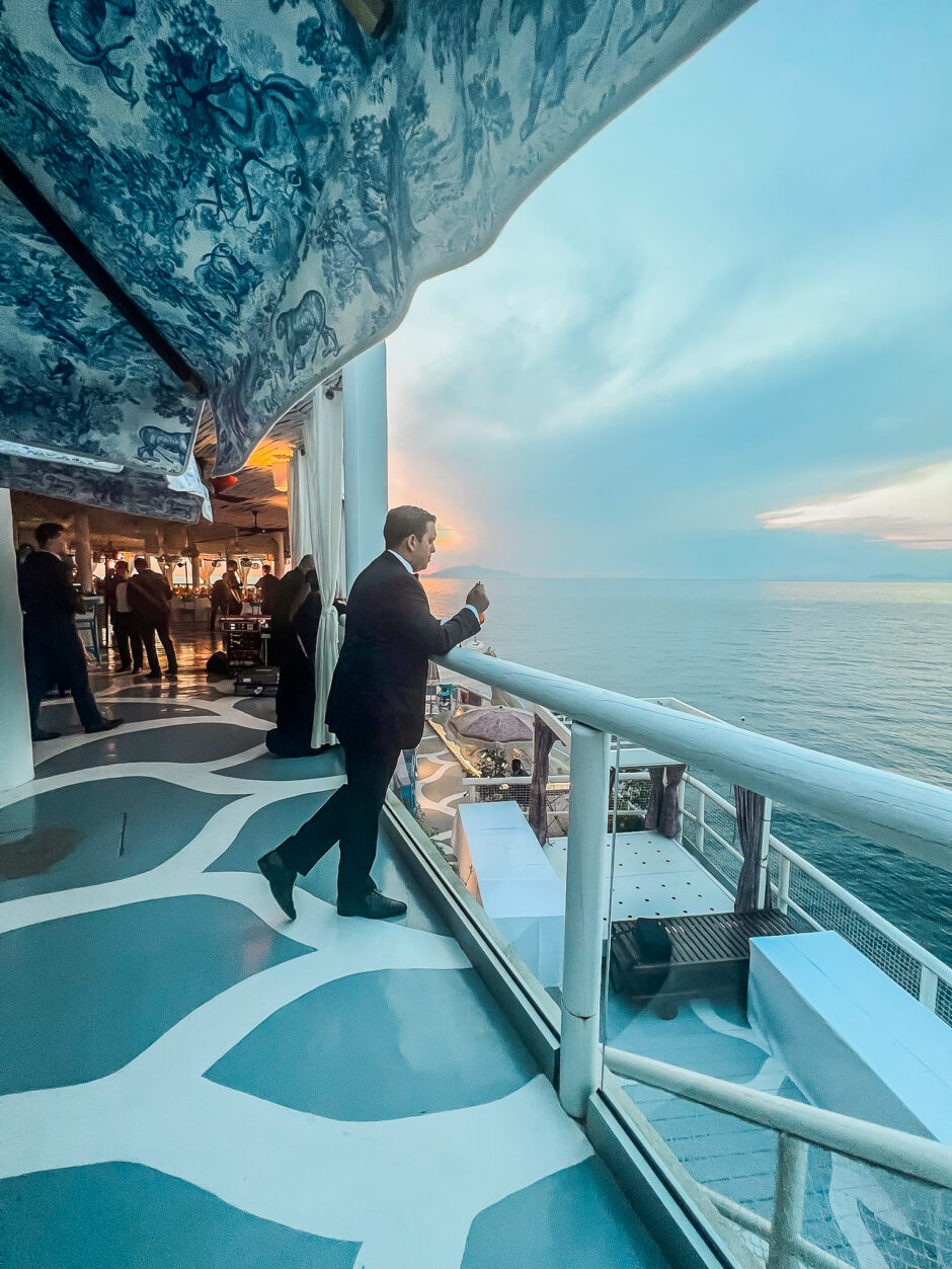 capri italy wedding sunset