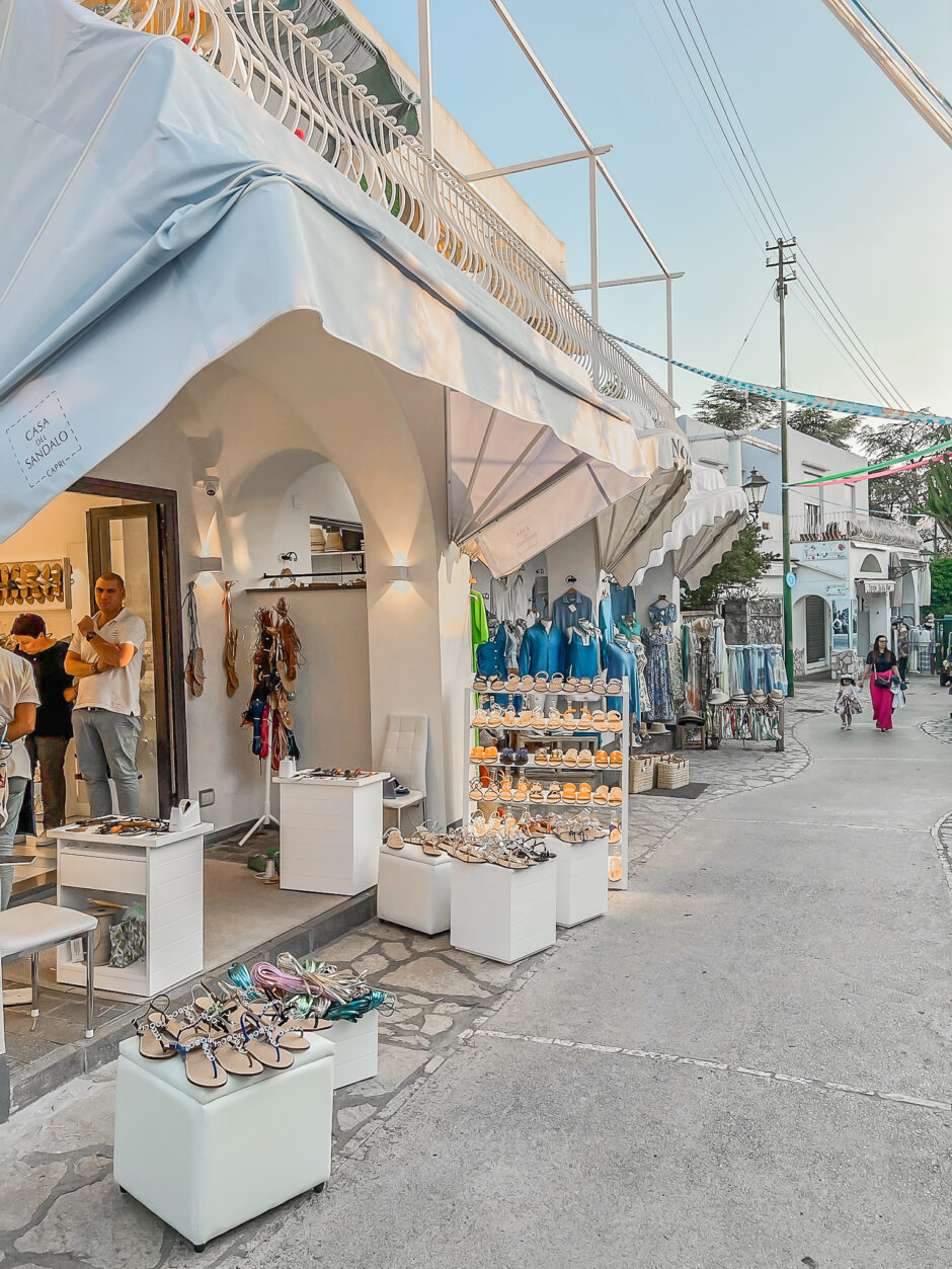 capri italy shopping guide