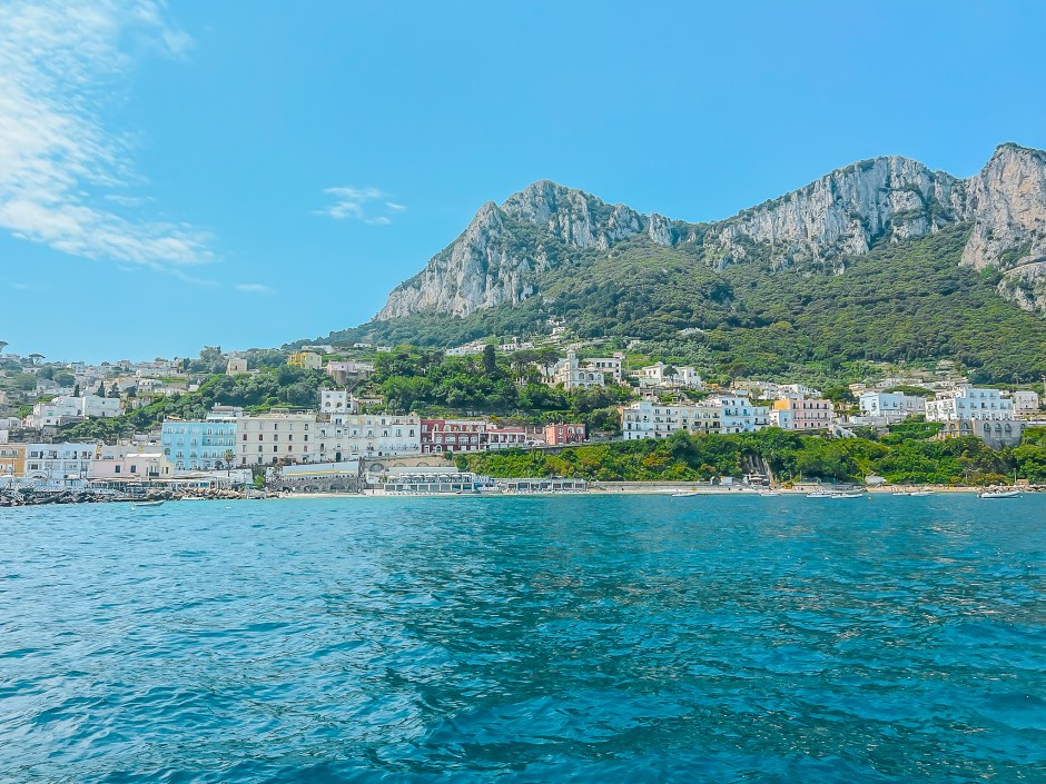 capri italy coastline