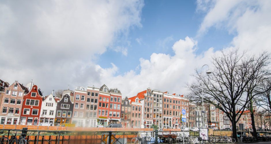 amsterdam colorful buildings