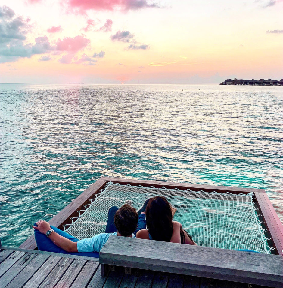 w maldives sunset