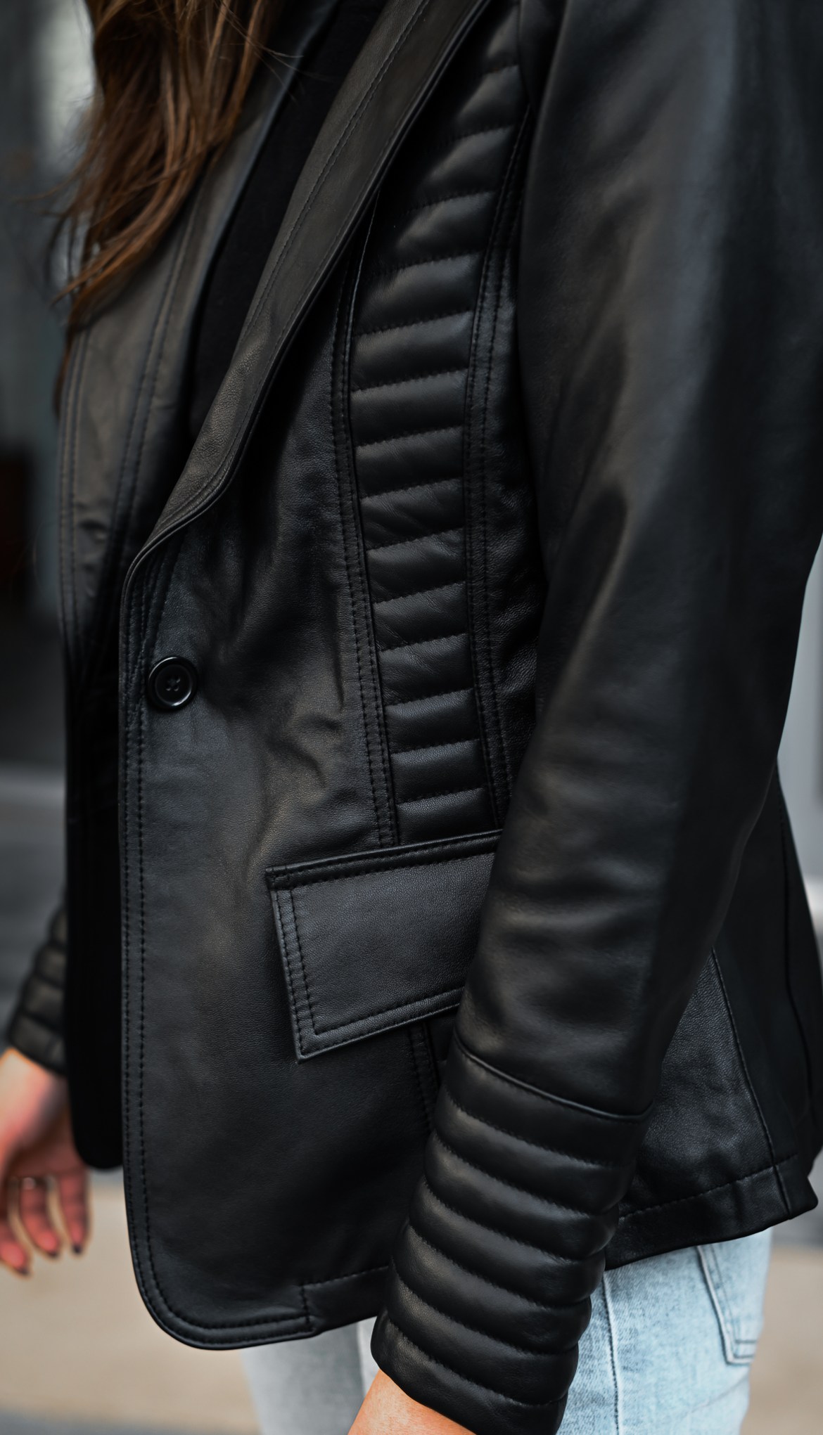 TheJacketMaker Leather Blazer