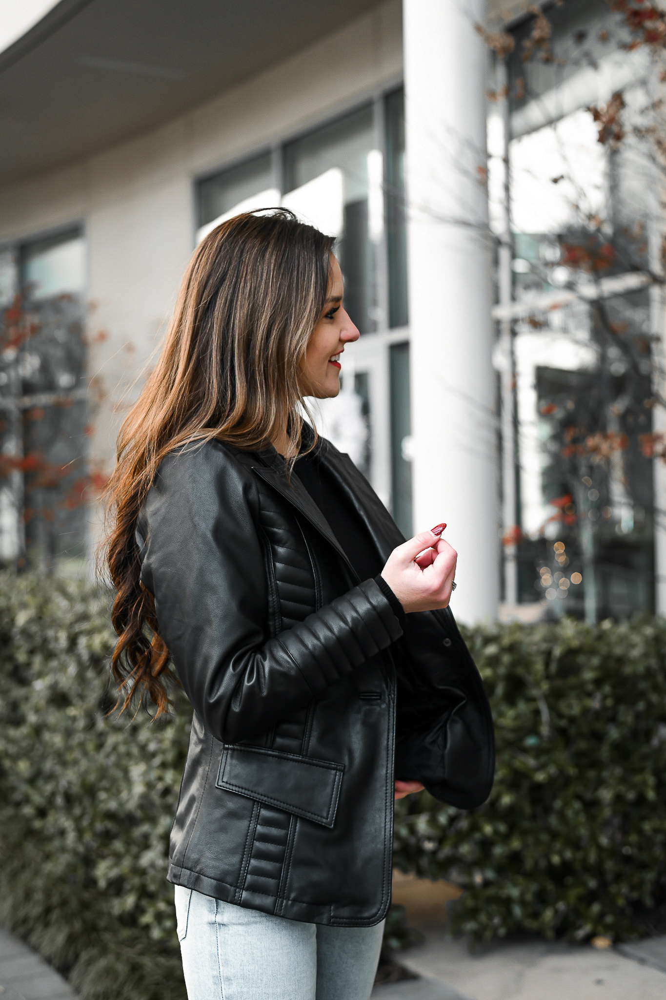 TheJacketMaker Leather Blazer