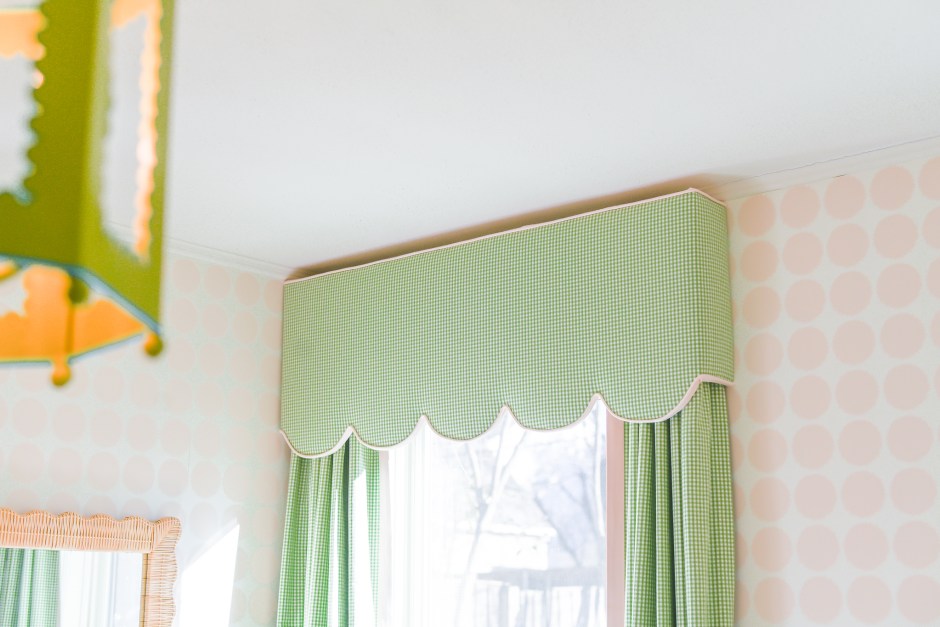 scalloped custom drapes