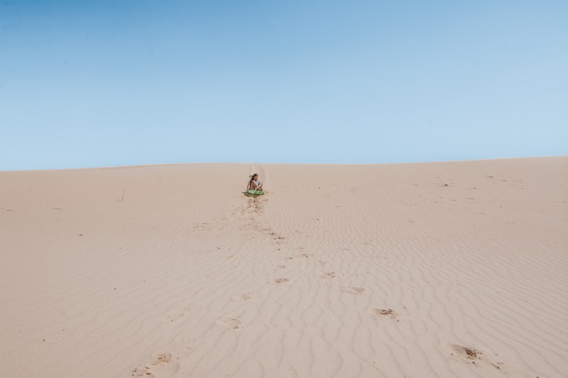 Monahans Sandhills Texas Sand Sledding