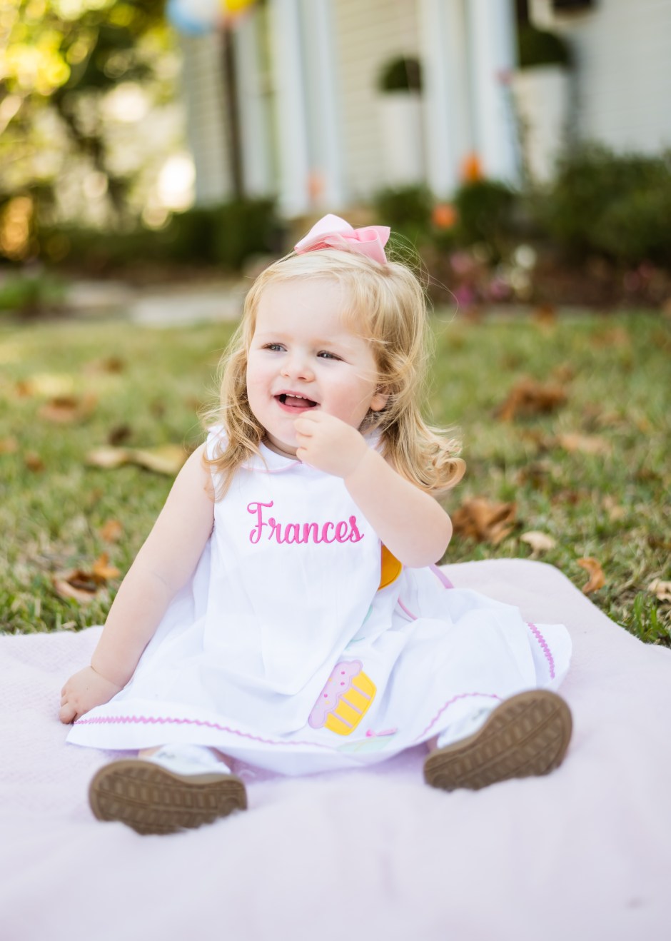 embroidered southern girls birthday dress