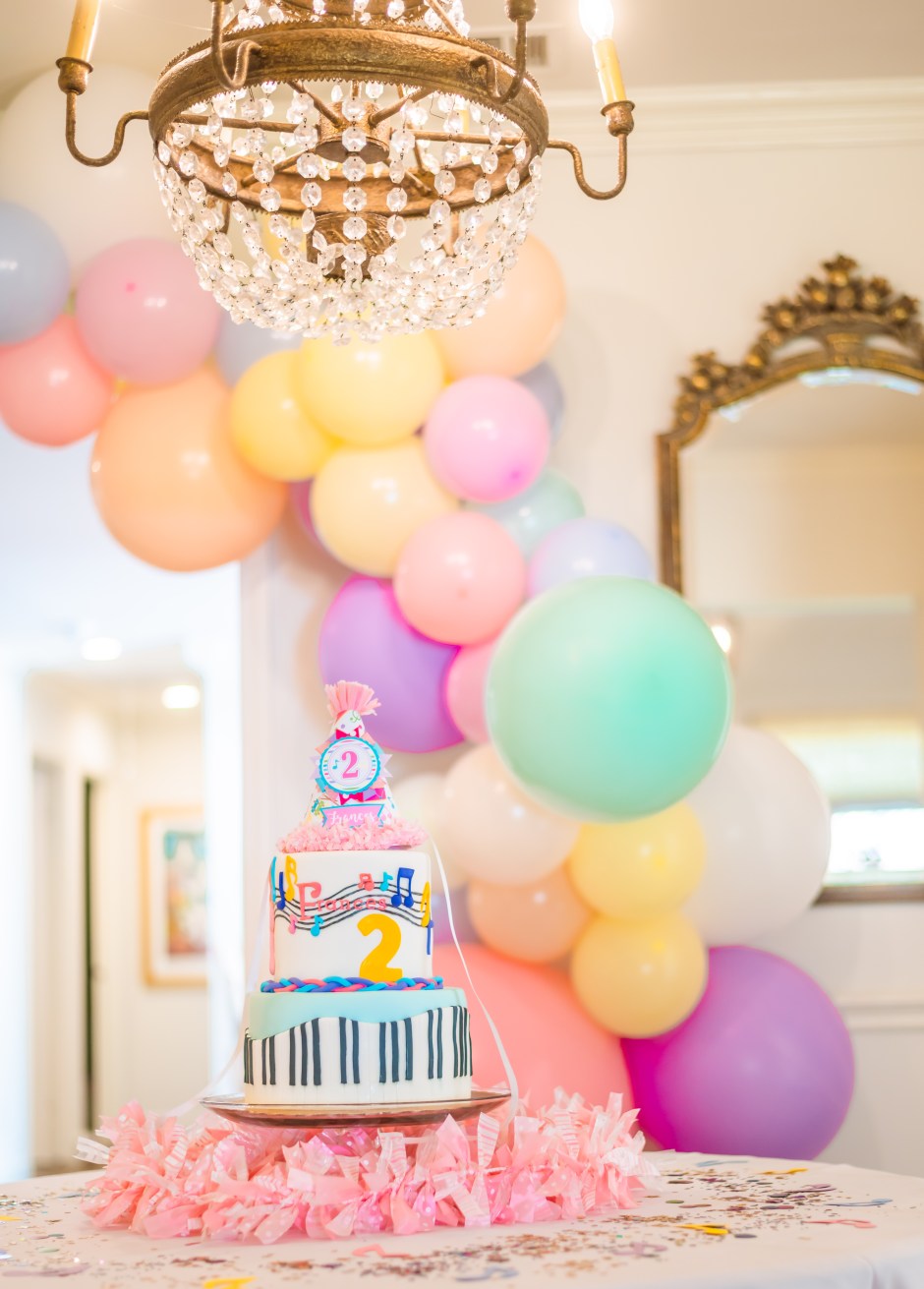 music themed birthday party