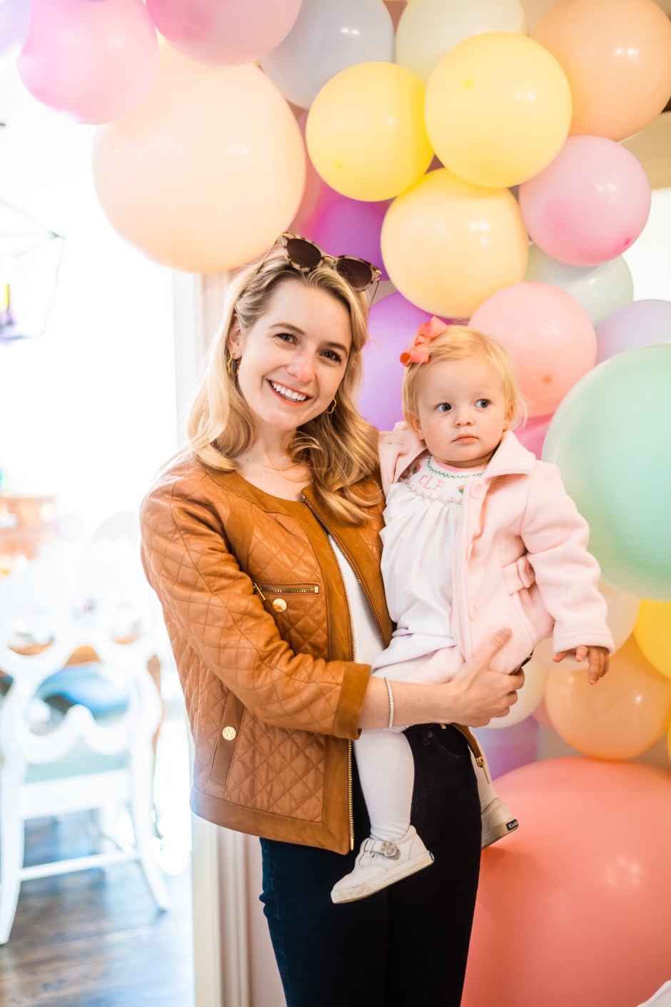 pastel balloon garland