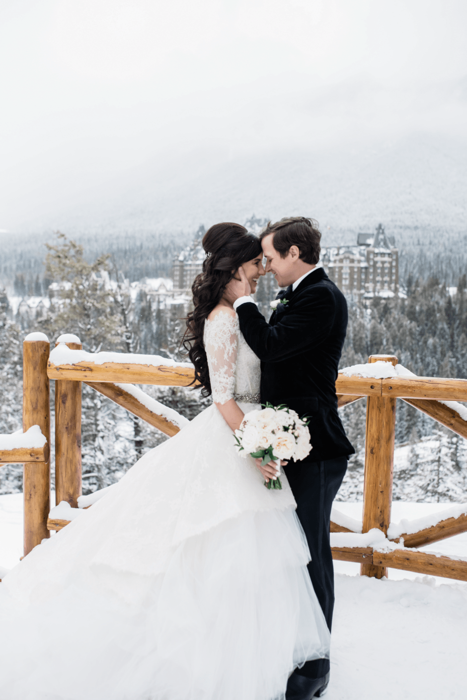 Charley Dickenson, Banff Springs Wedding Winter